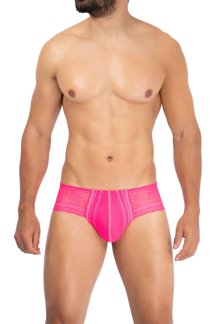HAWAI 42156 Solid Lace Briefs Color Fuchsia - DealByEthan.gay loves HAWAI