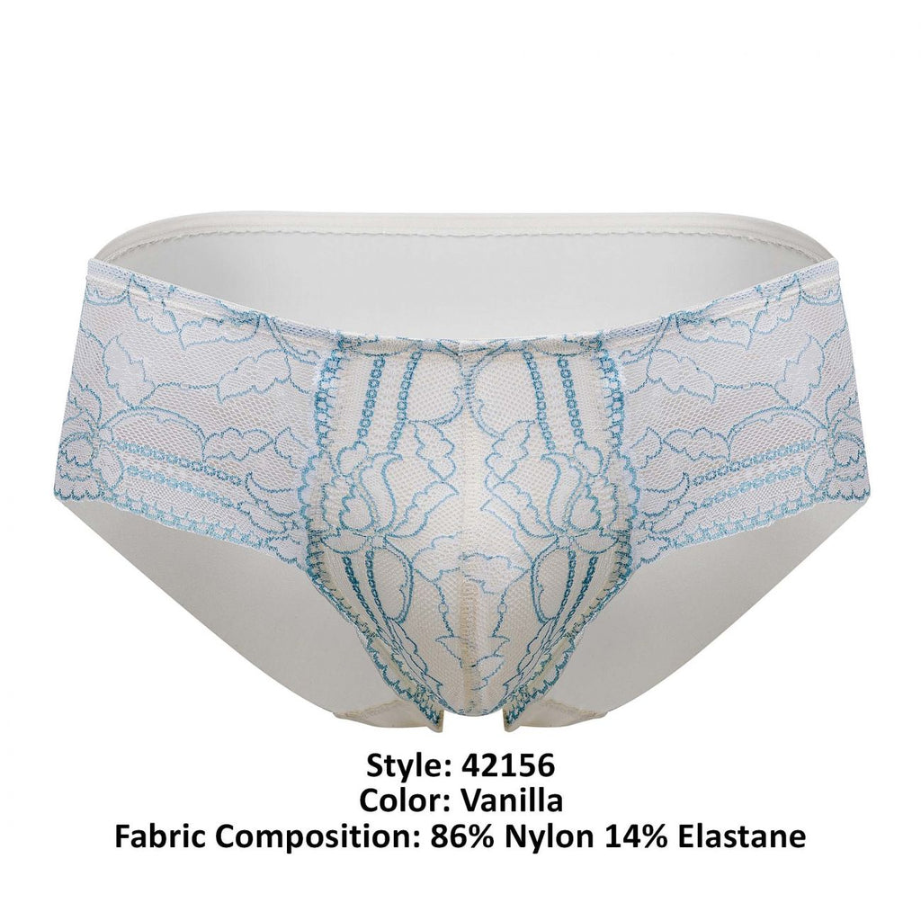 HAWAI 42156 Slip aus einfarbiger Spitze, Farbe Vanille