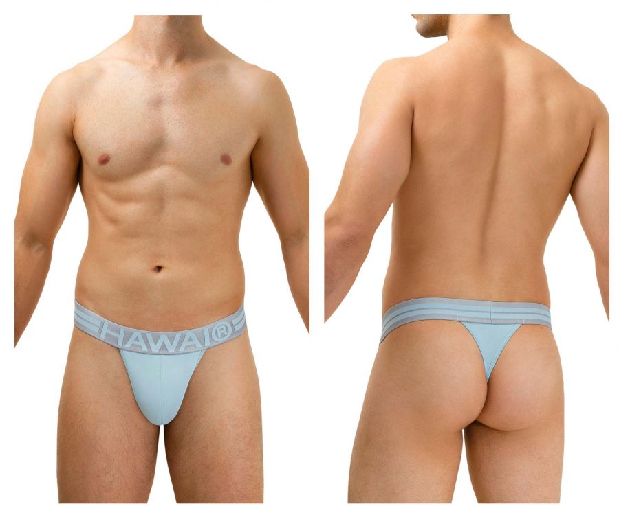HAWAI 42165 Mikrofaser-Strings Farbe Hellblau