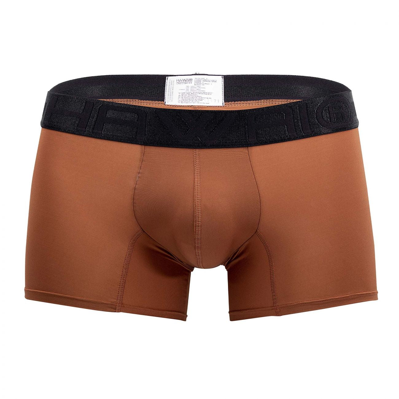 HAWAI 42171 Badehose aus fester Mikrofaser, Farbe Bernstein