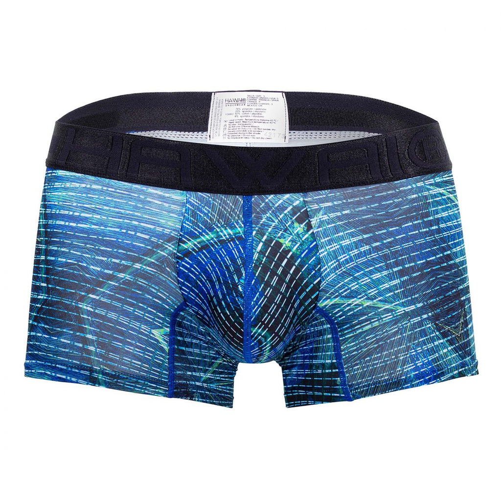 HAWAI 42173 Bedruckte Mikrofaser-Badehose, Farbe Königsblau