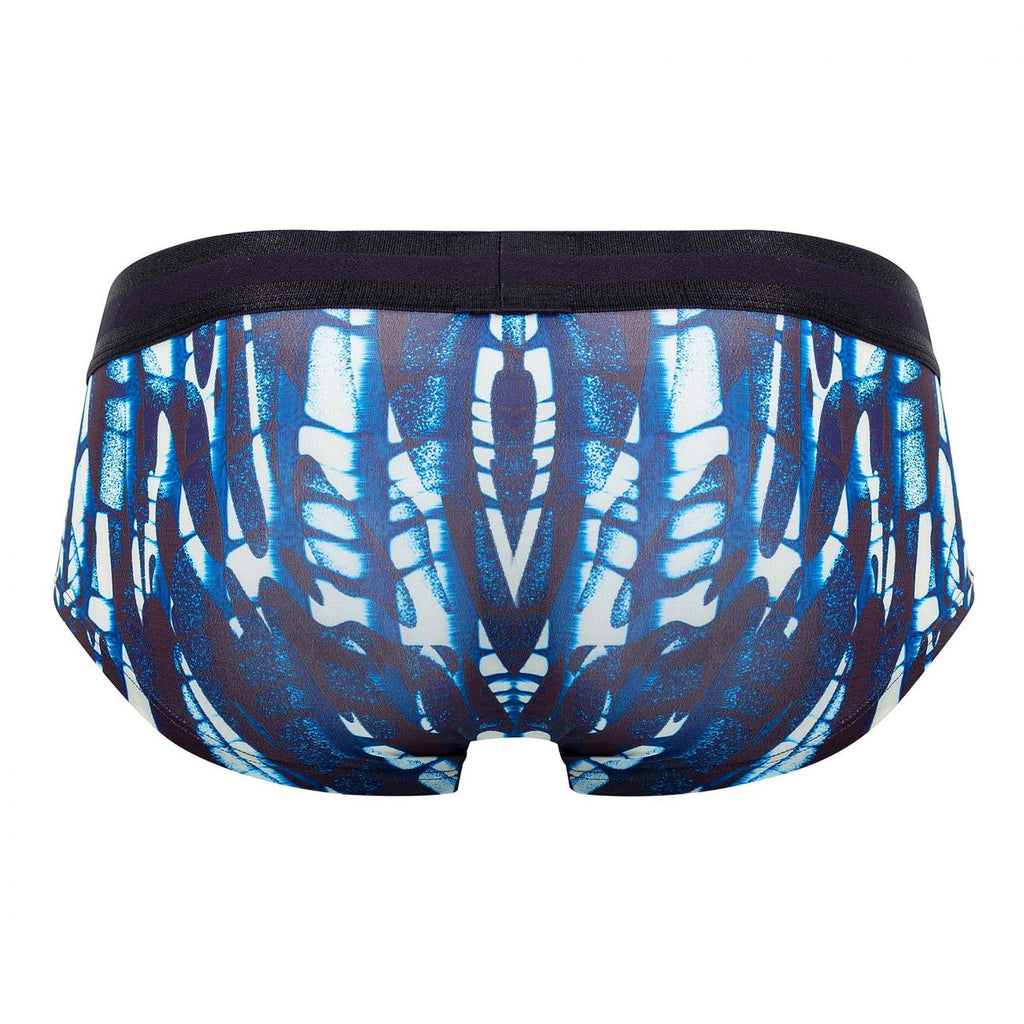 HAWAI 42182 Bedruckter Mikrofaser-Slip Farbe Dunkelblau