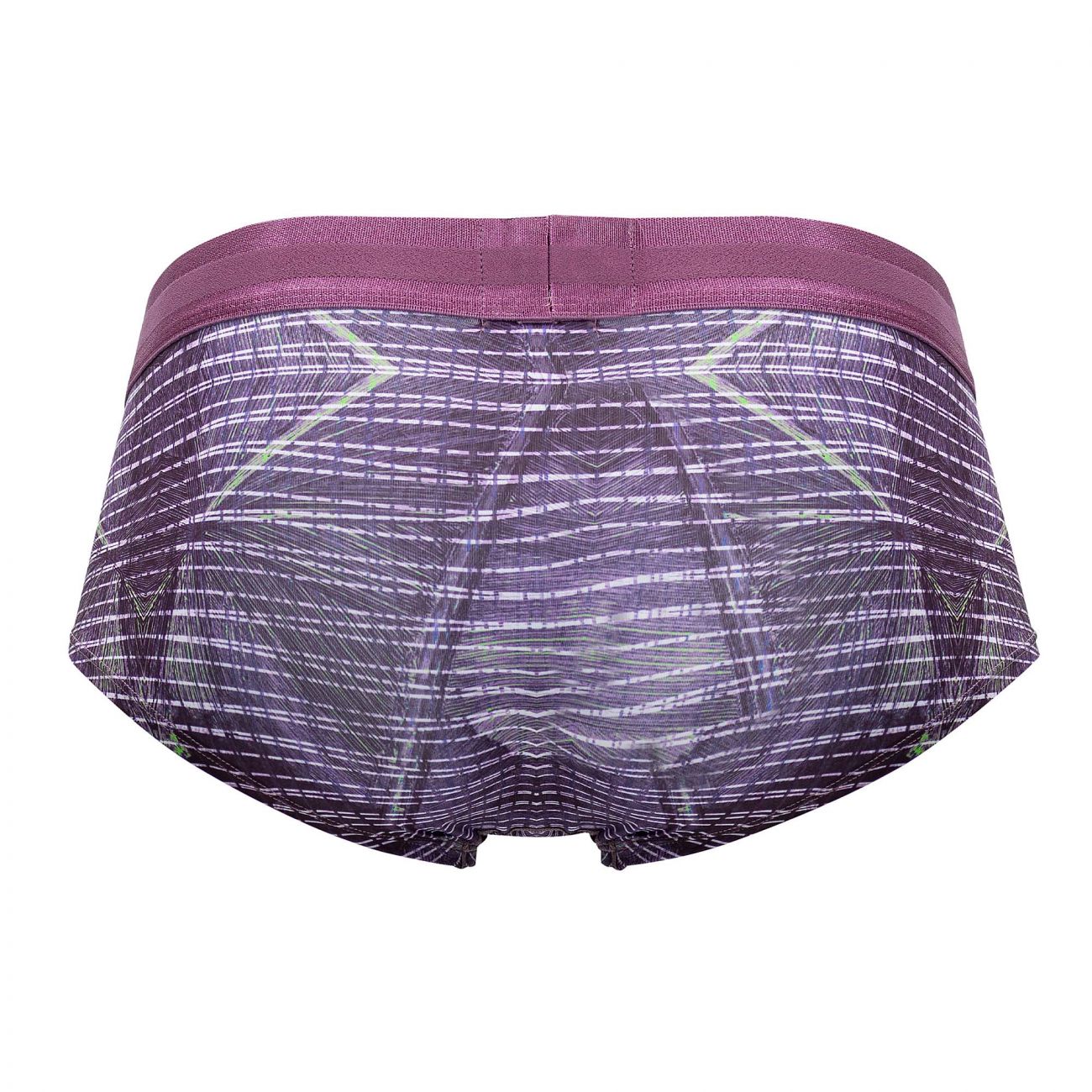 HAWAI 42183 Bedruckter Mikrofaser-Slip, Farbe Taupe
