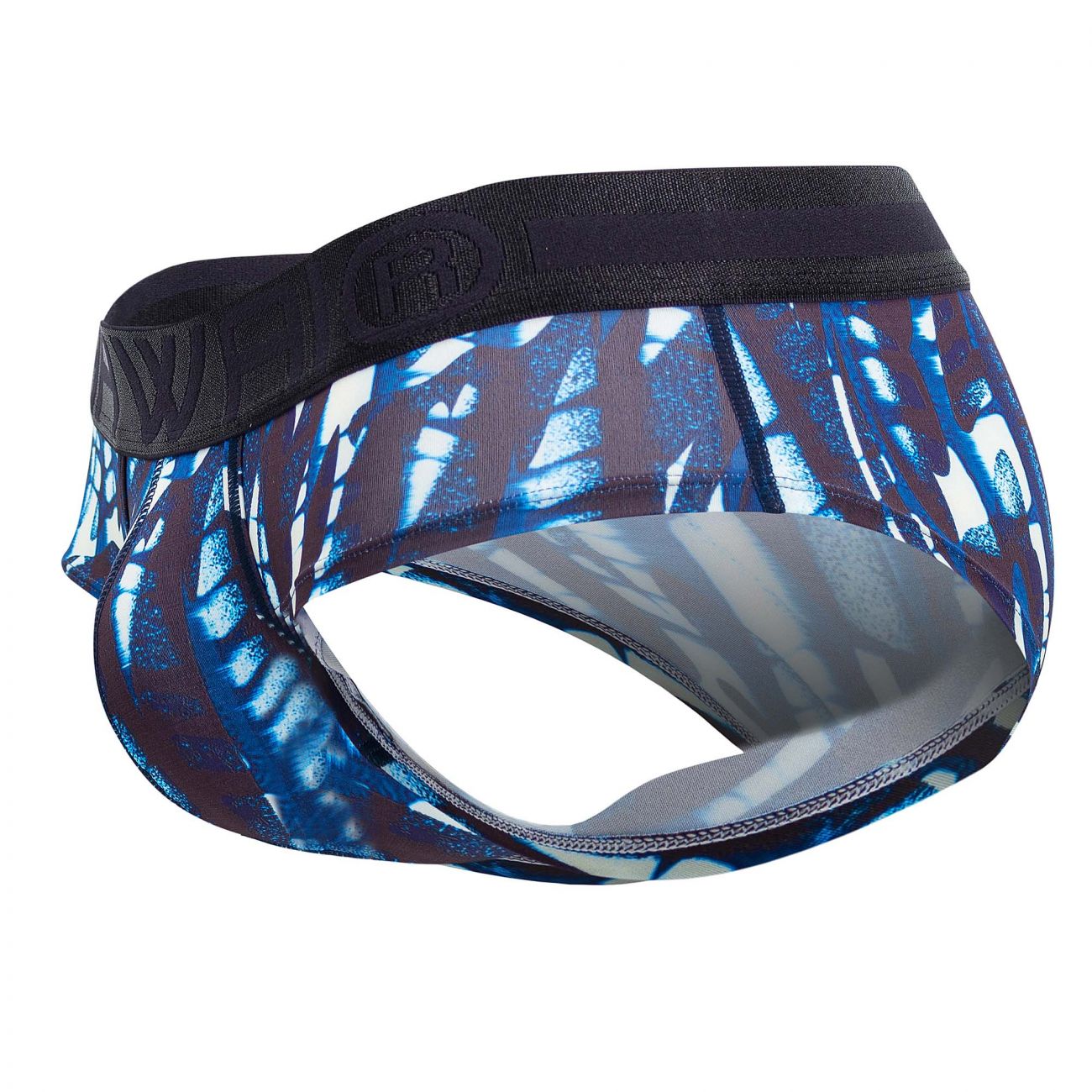HAWAI 42192 Bedruckte Mikrofaser-Hüftslips Farbe Dunkelblau