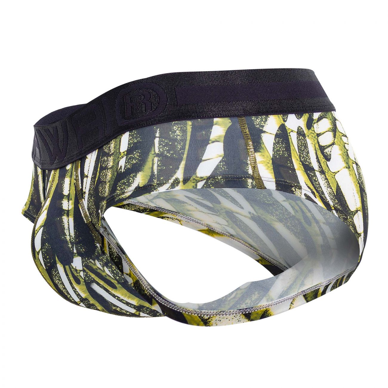 HAWAI 42192 Bedruckte Mikrofaser-Hüftslips Farbe Militärgrün