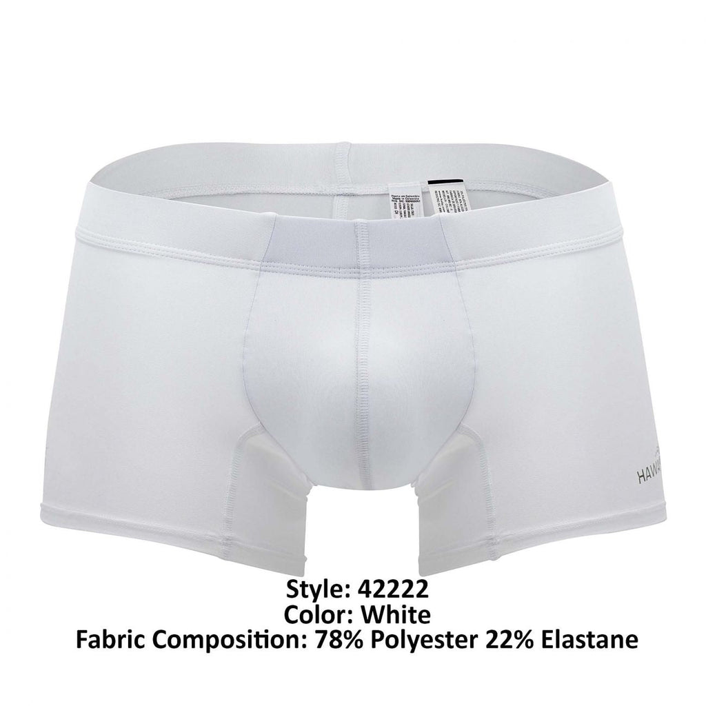 HAWAI 42222 Mikrofaser Badehose Farbe Weiß
