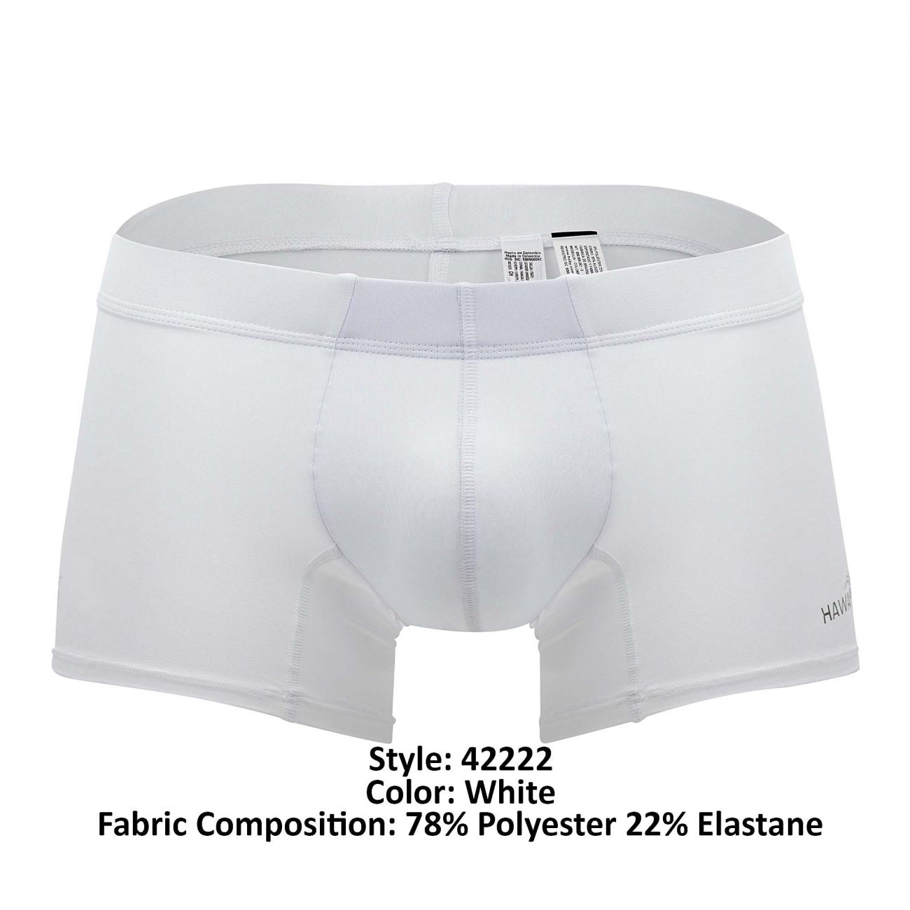 HAWAI 42222 Mikrofaser Badehose Farbe Weiß