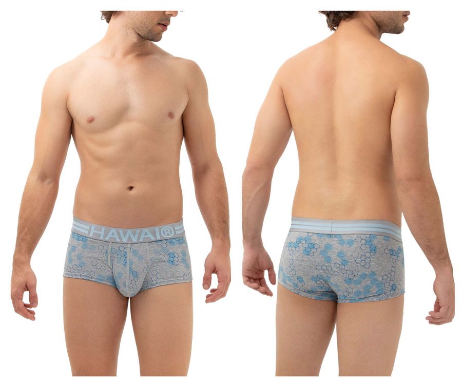 HAWAI 42231 Baumwoll-Badehose Farbe Grau