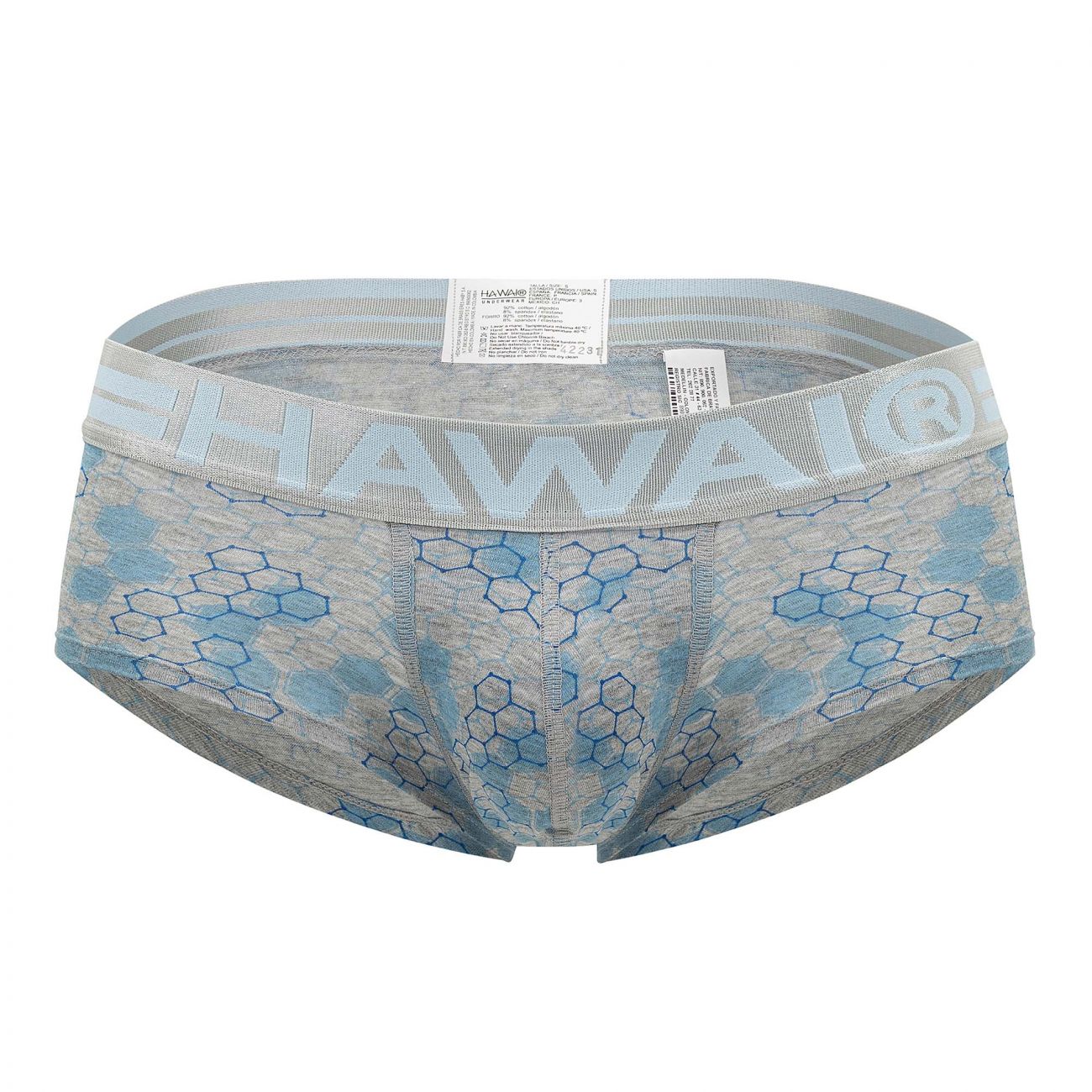 HAWAI 42231 Baumwoll-Badehose Farbe Grau
