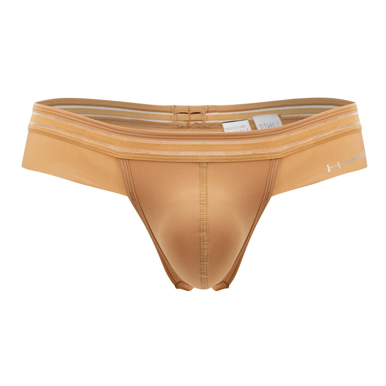 HAWAI 42256 Mikrofaser-Strings Farbe Haselnuss