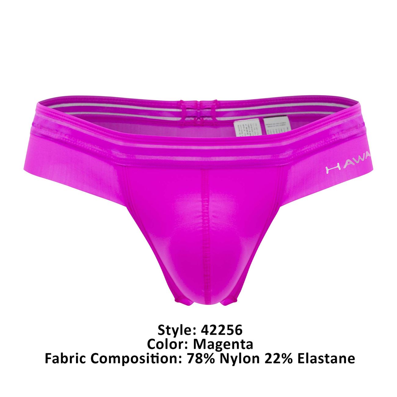 HAWAI 42256 Mikrofaser-Strings Farbe Magenta