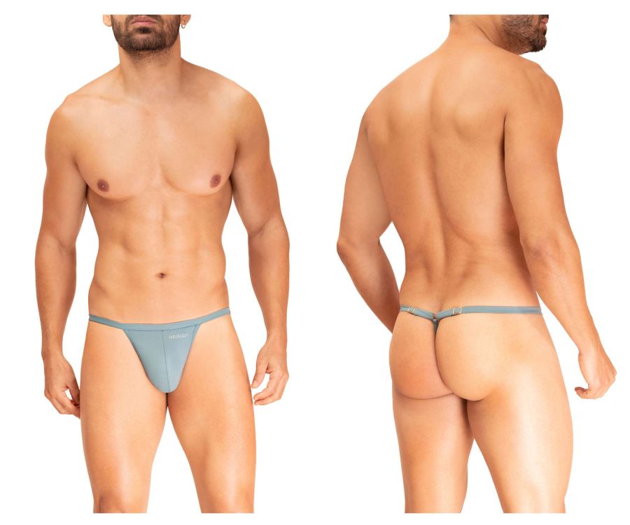 HAWAI 42257 Microfiber G-String Color Sea Green - DealByEthan.gay loves HAWAI