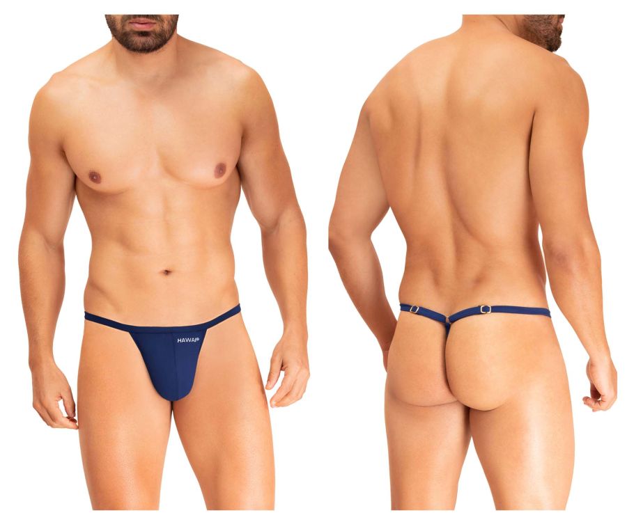 HAWAI 42295 Microfiber G-String Color Dark Blue - DealByEthan.gay loves HAWAI