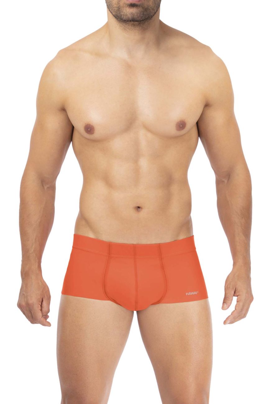HAWAI 42308 Bañador de microfibra color naranja