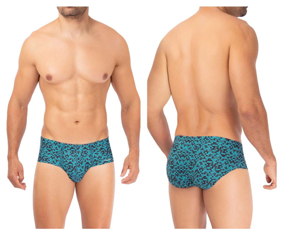 HAWAI 42327 Briefs de microfibra color verde