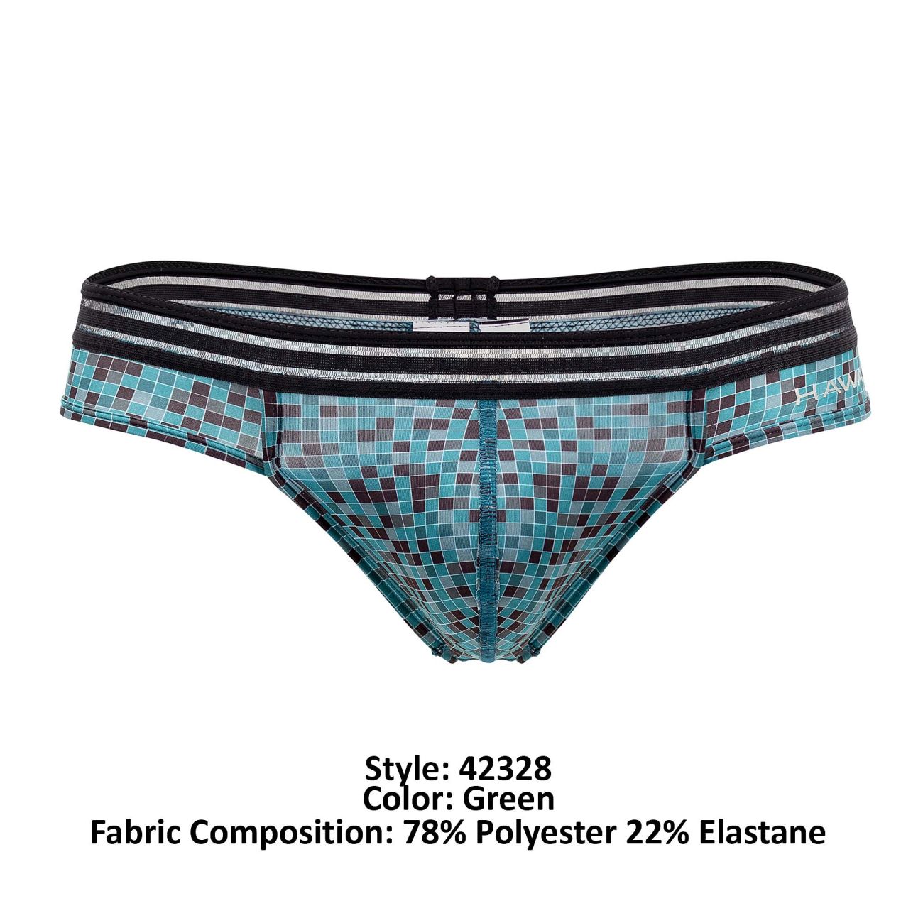 Tanga de microfibra HAWAI 42328 Color verde