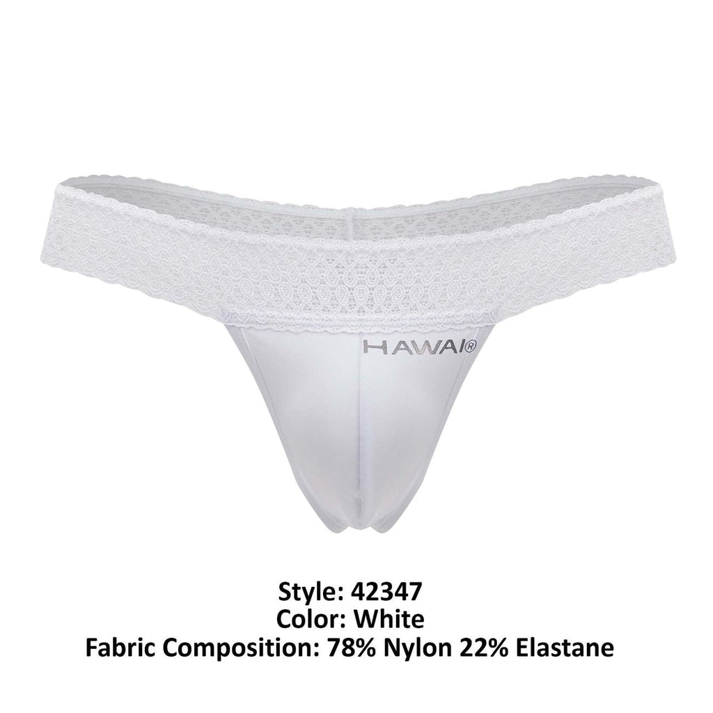Tanga de microfibra HAWAI 42347 Color blanco