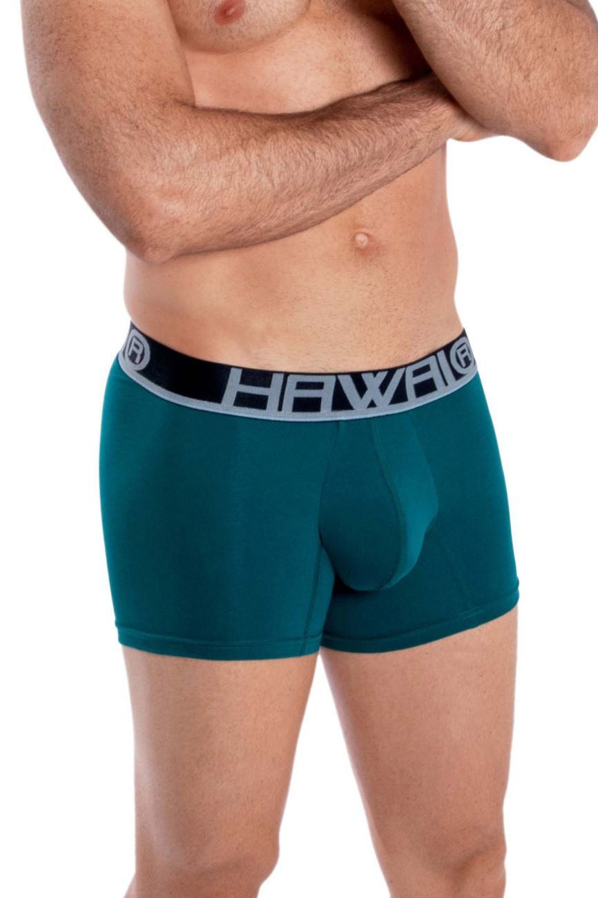 HAWAI 4986 Solid Athletic Trunks Farbe Grün