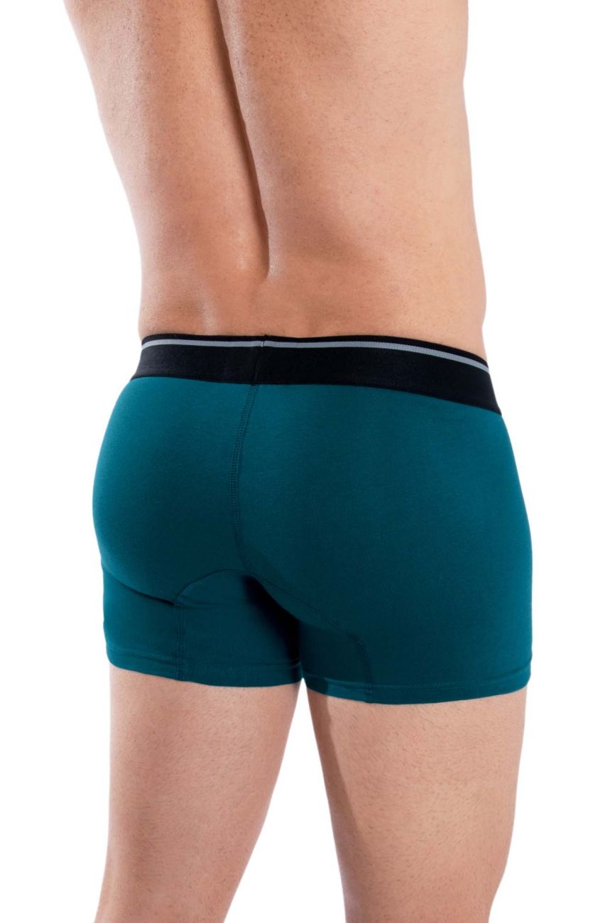 HAWAI 4986 Solid Athletic Trunks Farbe Petrol