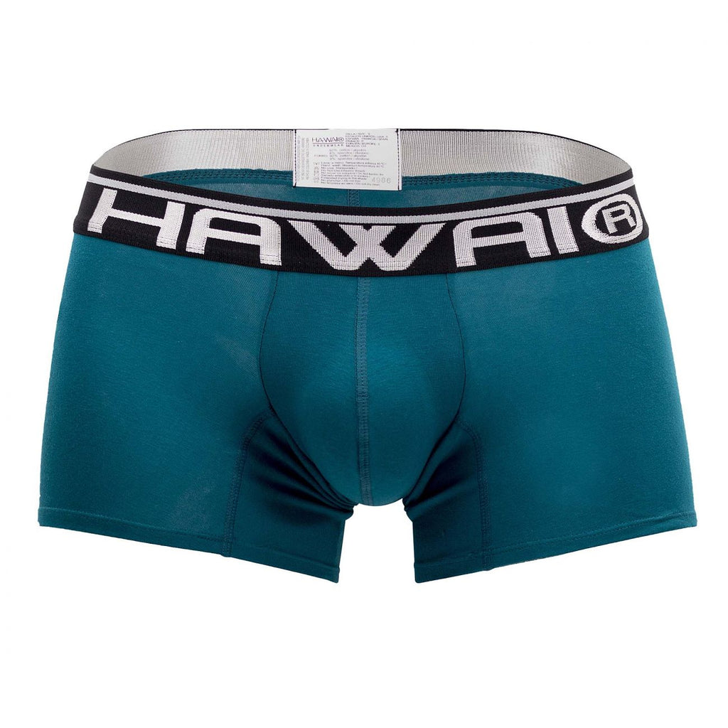HAWAI 4986 Solid Athletic Trunks Farbe Petrol