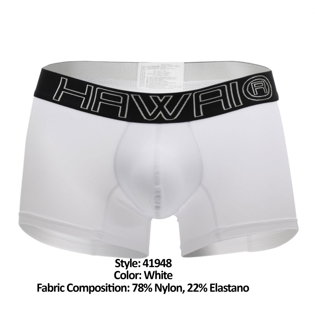 Calzoncillos tipo bóxer HAWAI 41948 Color Blanco