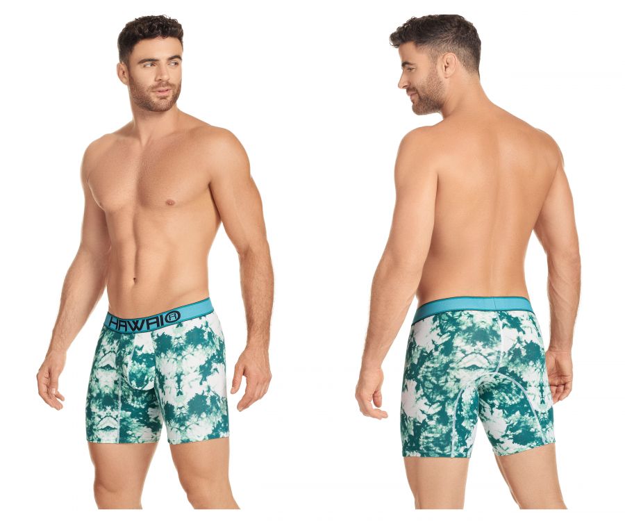 HAWAI 41953 Calzoncillos Boxer Color Menta Crema