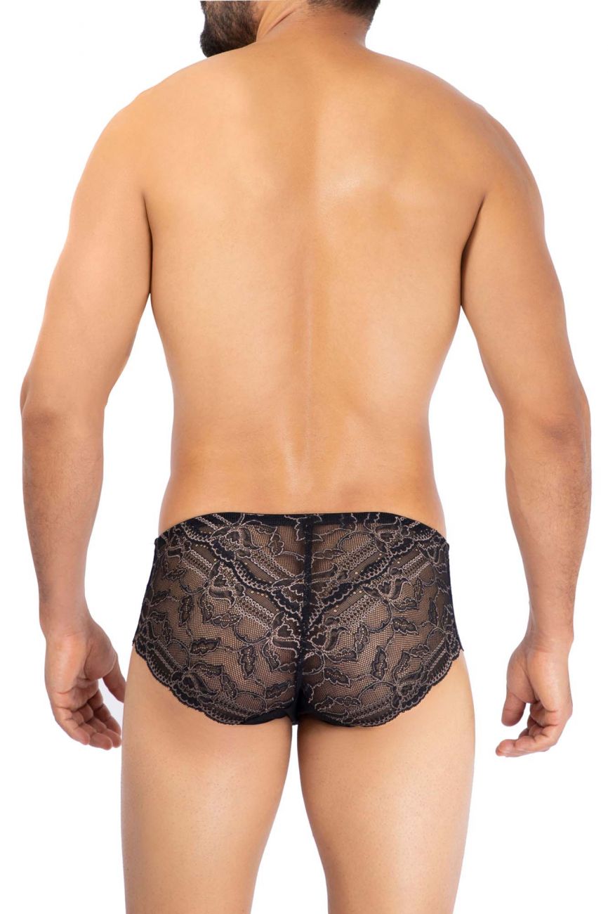 HAWAI 42152 Slip aus einfarbiger Spitze, Farbe Schwarz