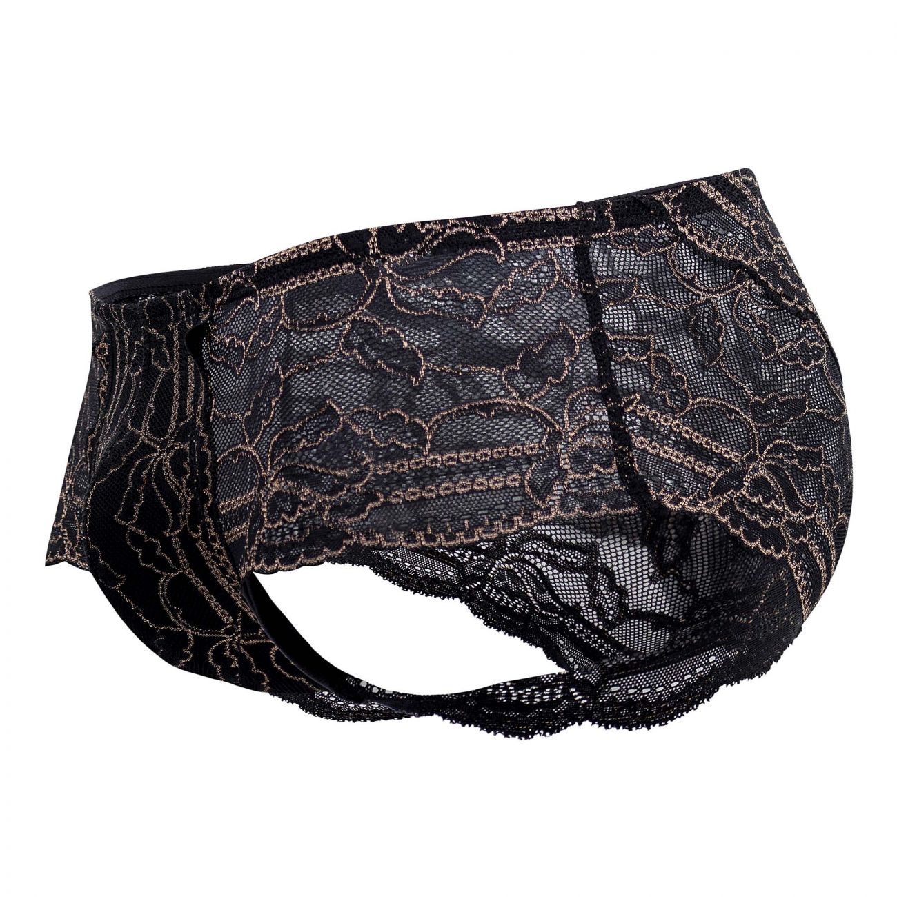 HAWAI 42152 Slip aus einfarbiger Spitze, Farbe Schwarz