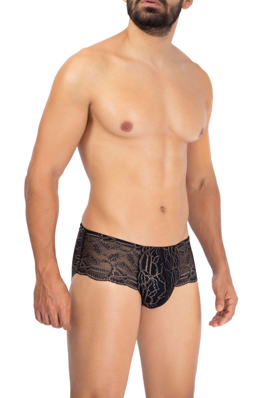 HAWAI 42152 Slip aus einfarbiger Spitze, Farbe Schwarz