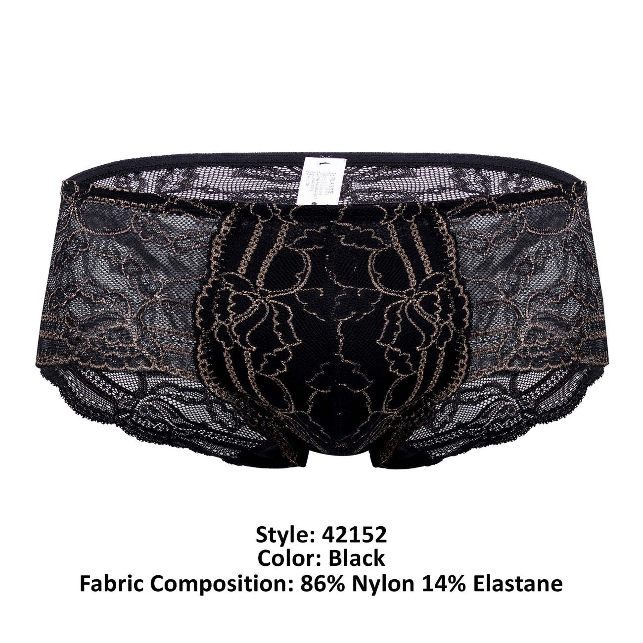 HAWAI 42152 Slip aus einfarbiger Spitze, Farbe Schwarz