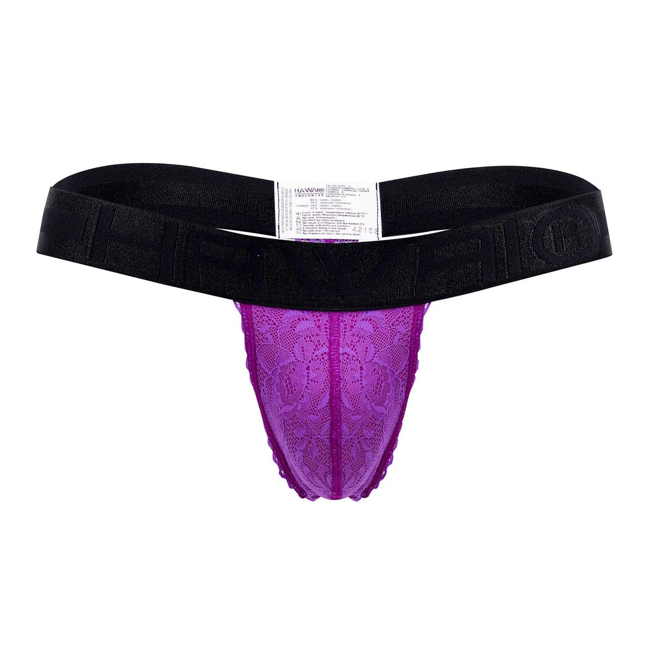 HAWAI 42153 Strings aus einfarbiger Spitze, Farbe Lila