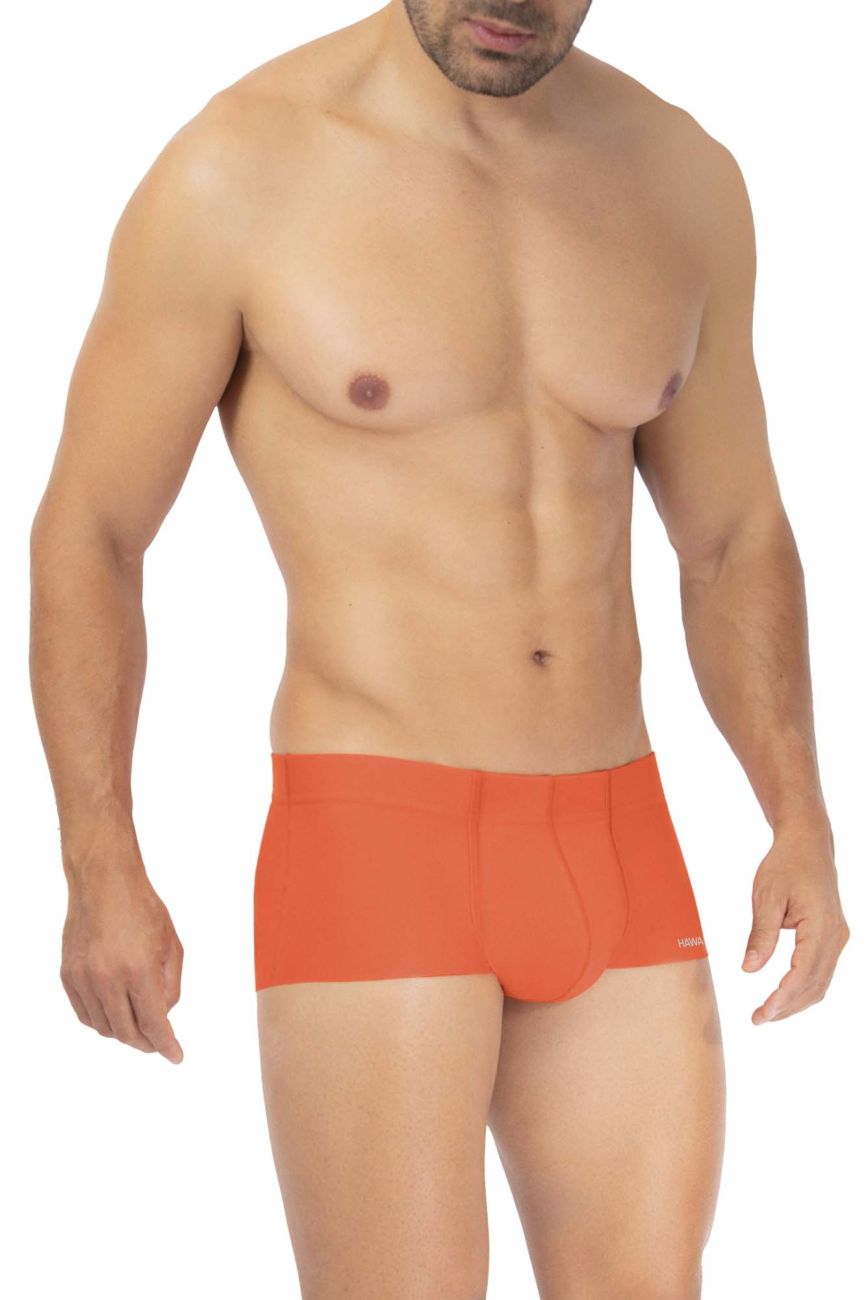 HAWAI 42308 Bañador de microfibra color naranja