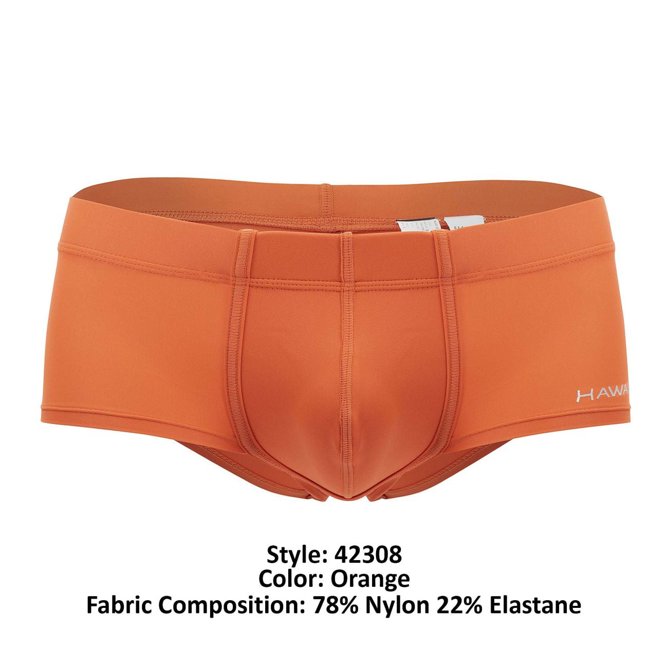 HAWAI 42308 Mikrofaser Badehose Farbe Orange