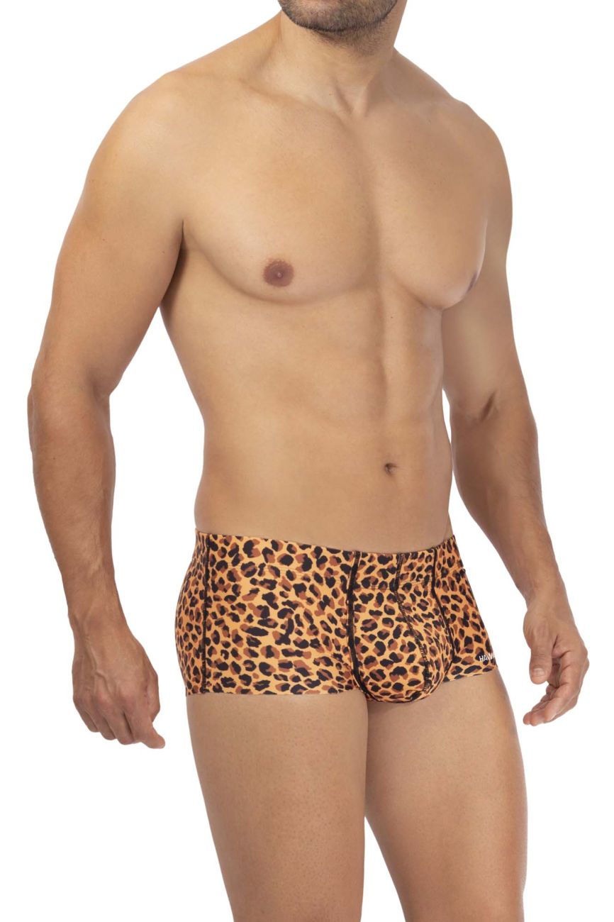 HAWAI 42318 Mikrofaser Badehose Farbe Animal Print