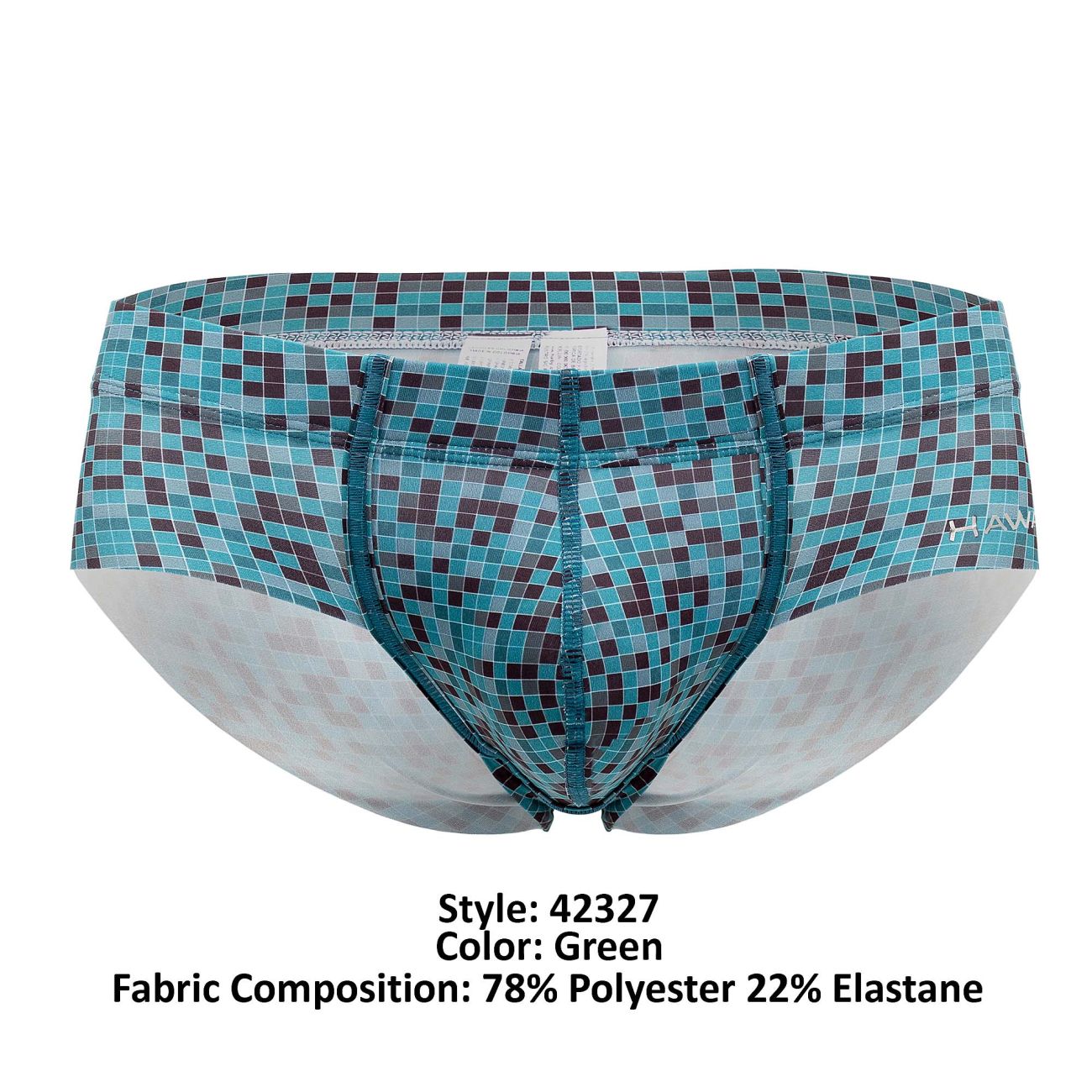 HAWAI 42327 Mikrofaser-Slip Farbe Grün