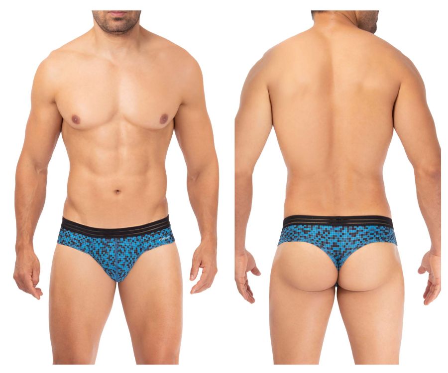 HAWAI 42328 Mikrofaser-Strings Farbe Blau