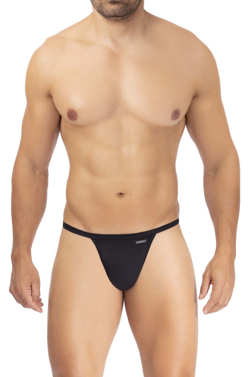 HAWAI 42340 Mikrofaser-String Farbe Schwarz