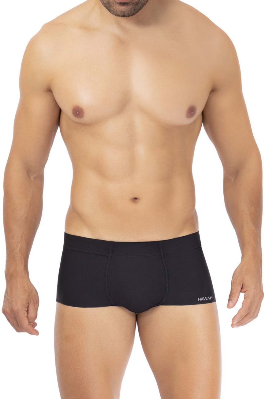 HAWAI 42344 Mikrofaser Badehose Farbe Schwarz