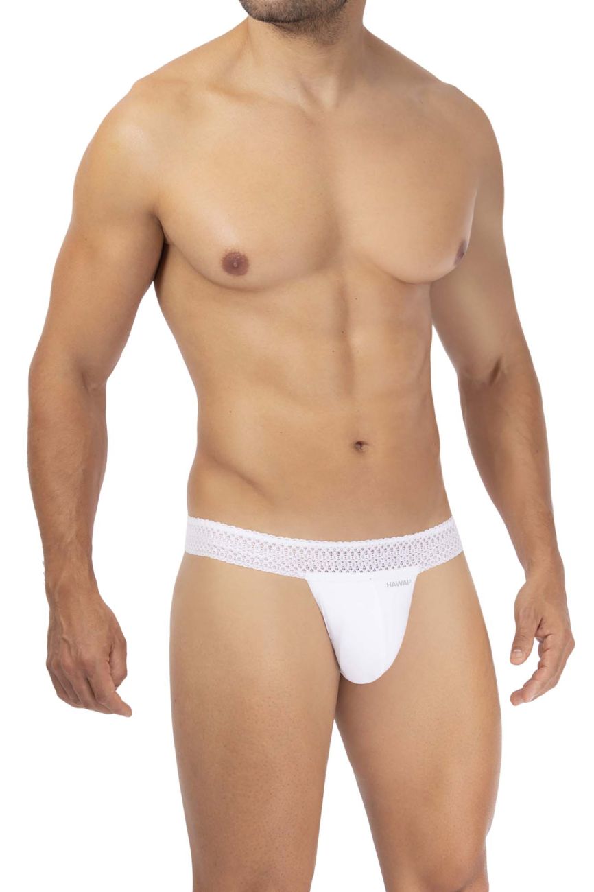 Tanga de microfibra HAWAI 42347 Color blanco