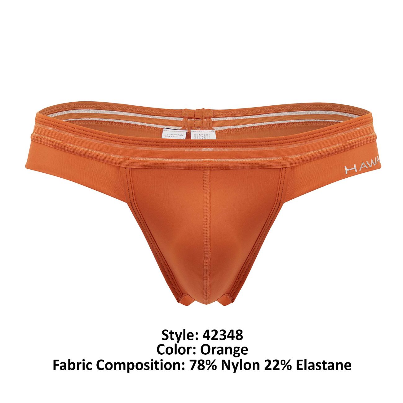 Tanga de microfibra HAWAI 42348 Color naranja