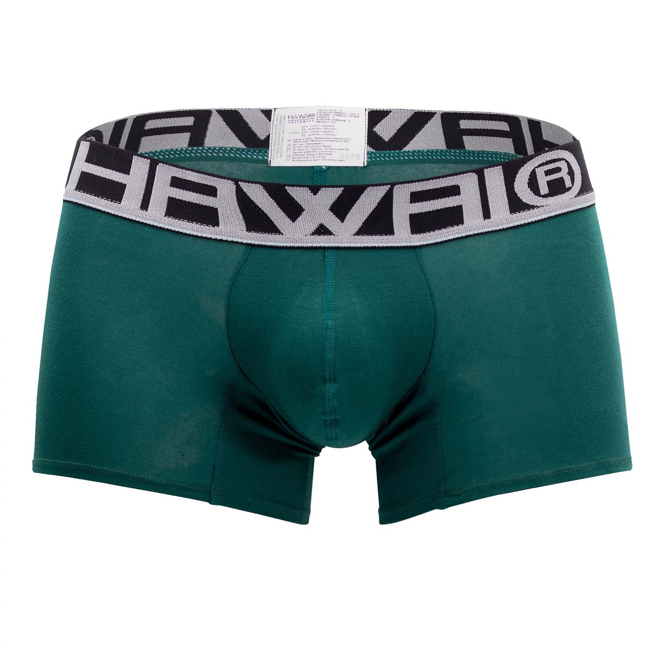 Bañador deportivo liso HAWAI 4986 de color verde