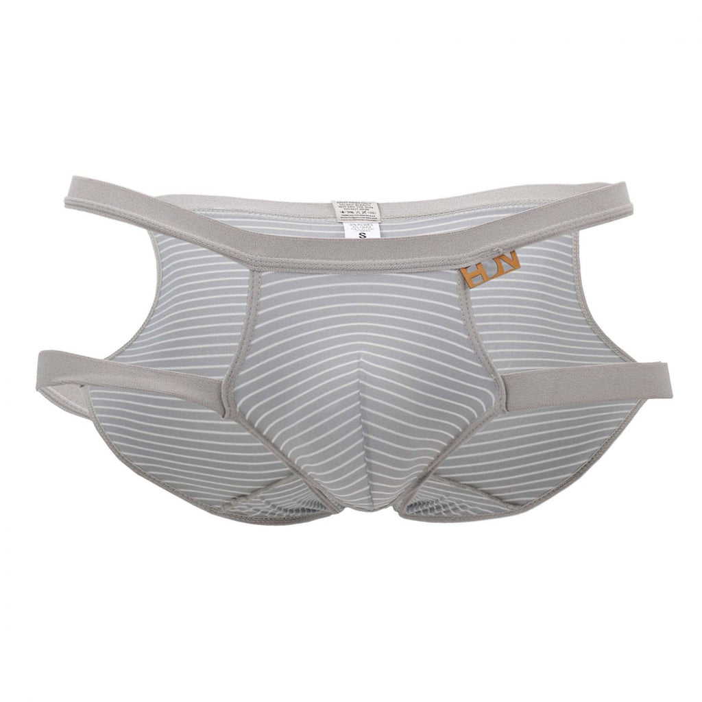 Braguitas Hidden 958 con abertura lateral, color gris