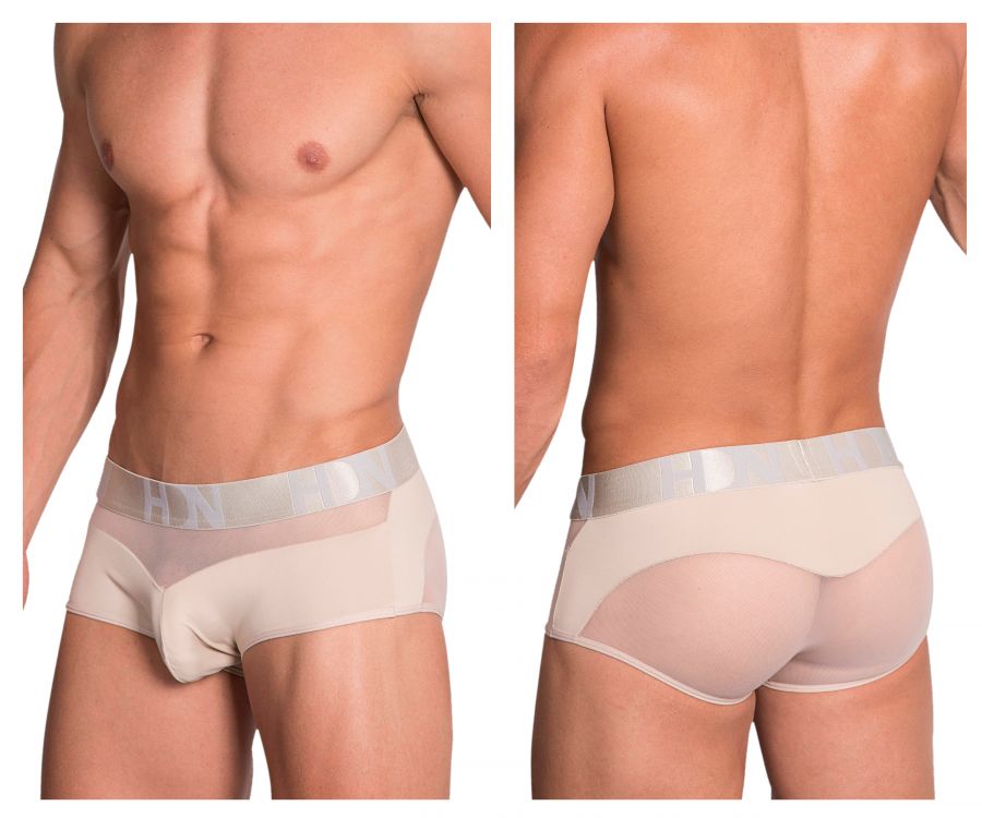 Hidden 952 Mesh-Badehose Farbe Beige