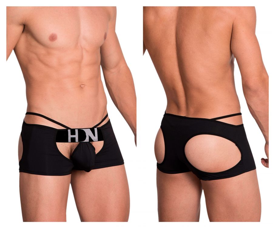 Hidden 957 Open Butt Trunk Farbe Schwarz