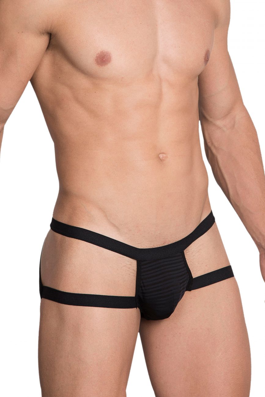 Hidden 958 Slip mit offener Seite, Farbe Schwarz
