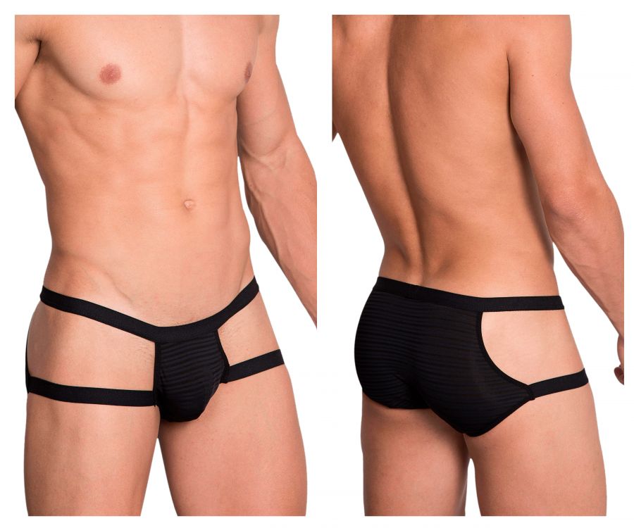 Hidden 958 Slip mit offener Seite, Farbe Schwarz