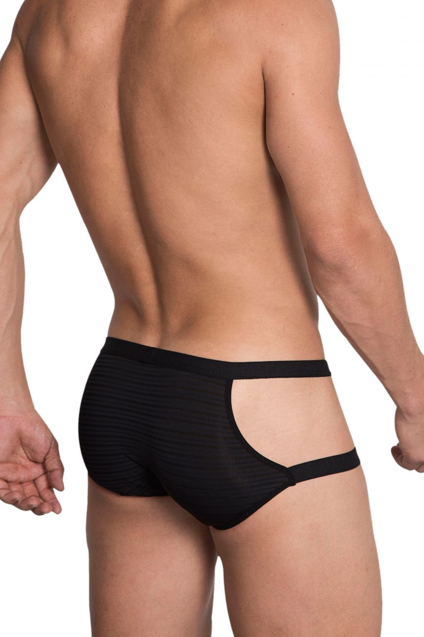 Hidden 958 Slip mit offener Seite, Farbe Schwarz