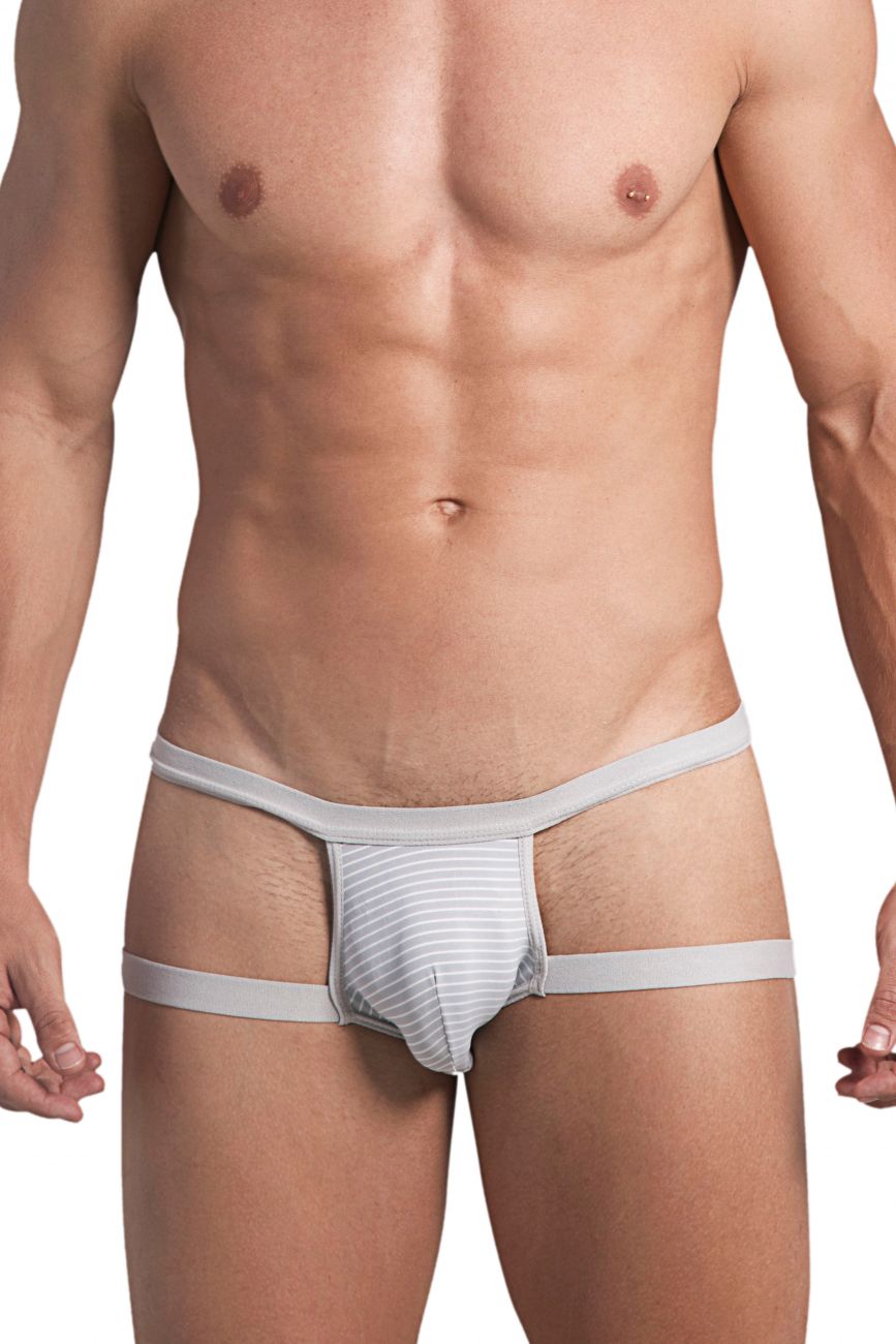 Hidden 958 Slip mit offener Seite, Farbe Grau