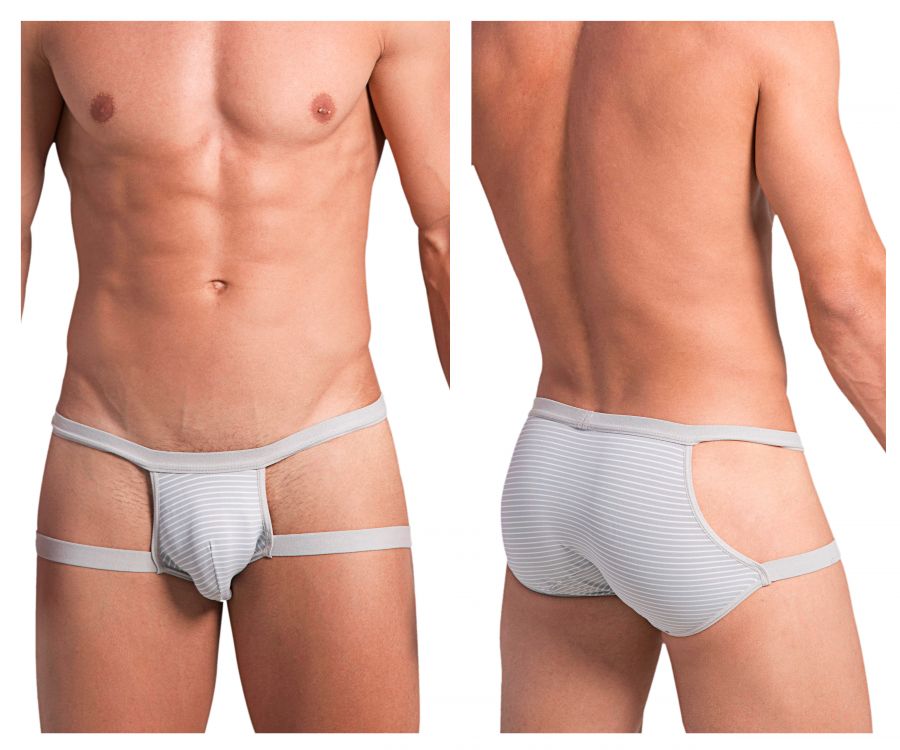 Hidden 958 Slip mit offener Seite, Farbe Grau