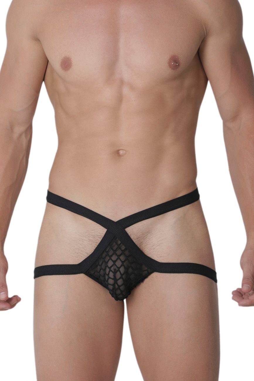 Hidden 963 Mesh Jockstrap Farbe Schwarz
